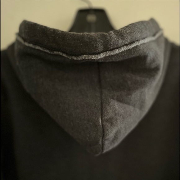 [PRO CUBE] Charcoal Grey Venice beach print Hoodie Sweatshirt - Picture 7 of 8